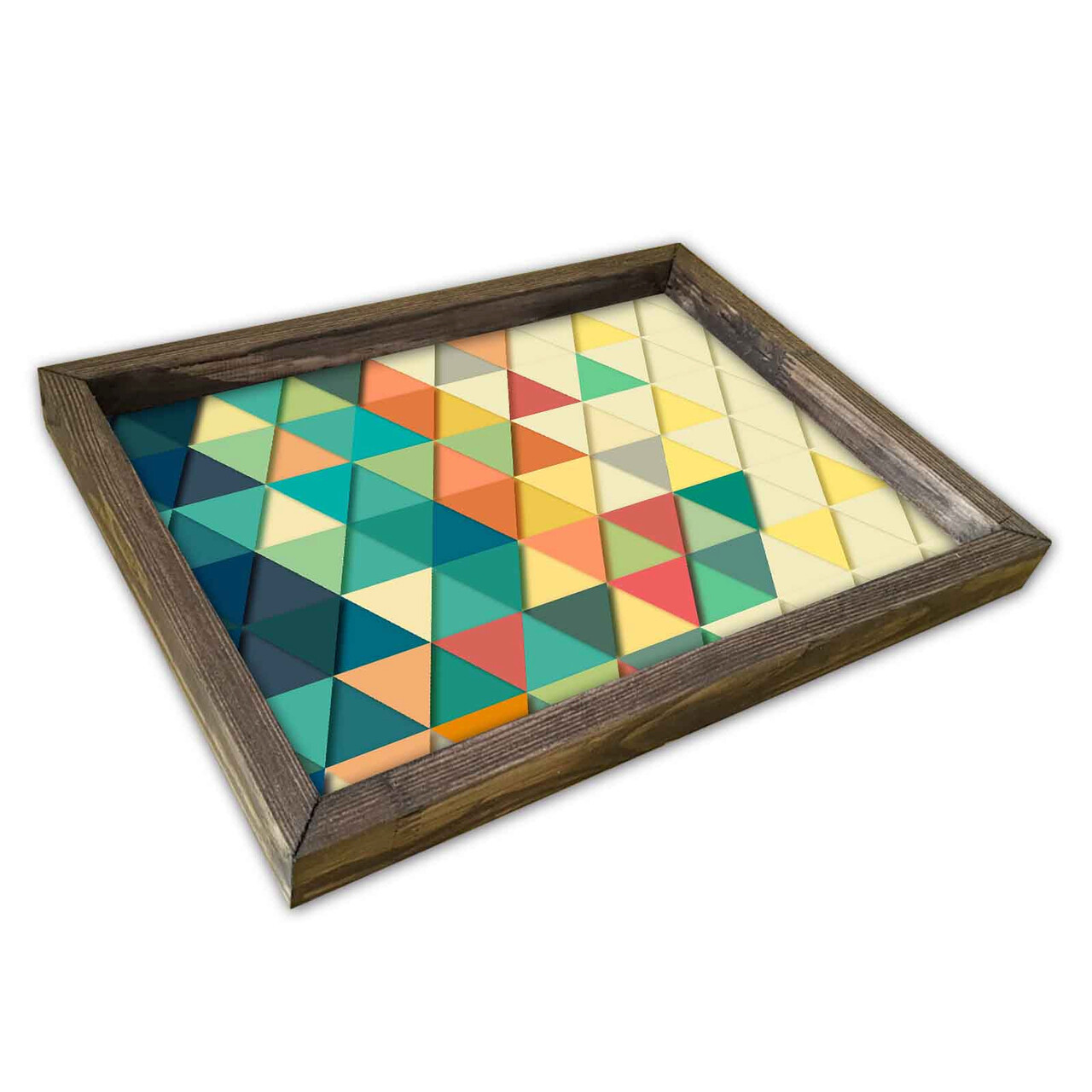 Tava pentru servire, AT-015, 30x40 cm, Multicolor - imagine 3